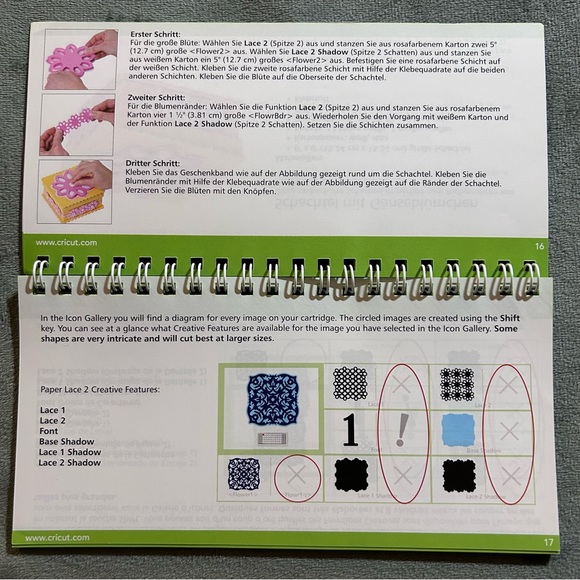 Cricut PAPER LACE 2 shapes - Picture 3 of 11